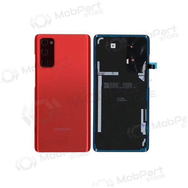 Samsung G780 / G781 Galaxy S20 FE 4G / 5G zadní kryt baterie (Cloud Red) (použitý grade A, originál)