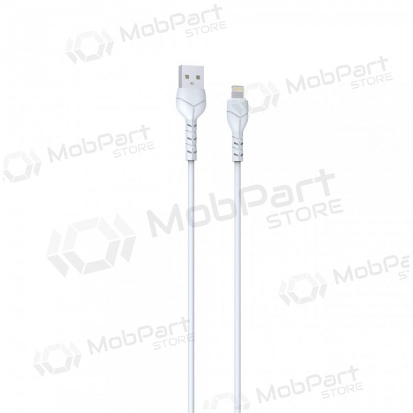 USB kabel Devia Kintone Lightning 1.0m (bílý) 5V 2.1A