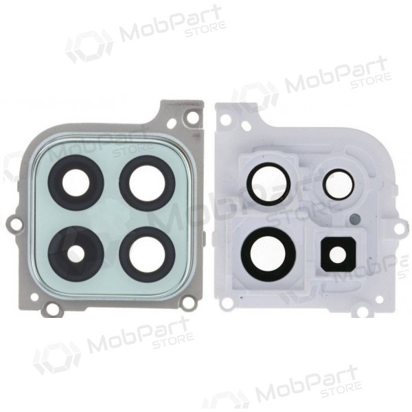 Samsung Galaxy A22 5G sklo kamery (zelená) (s rámem)