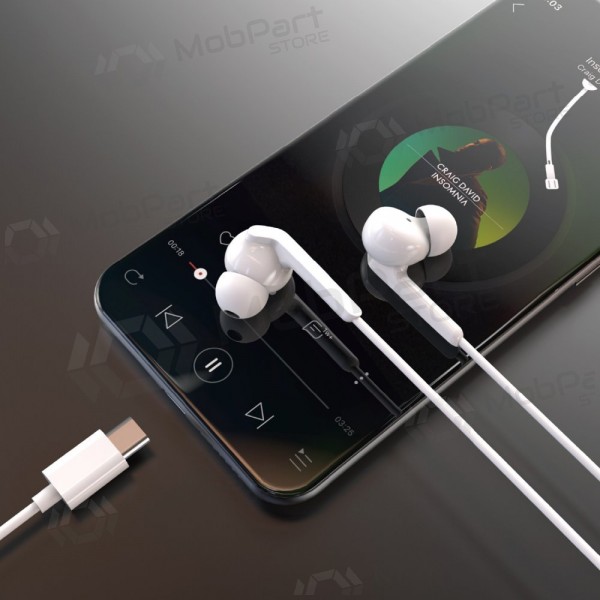 USB-C sluchátka Dudao X3C+ bílá