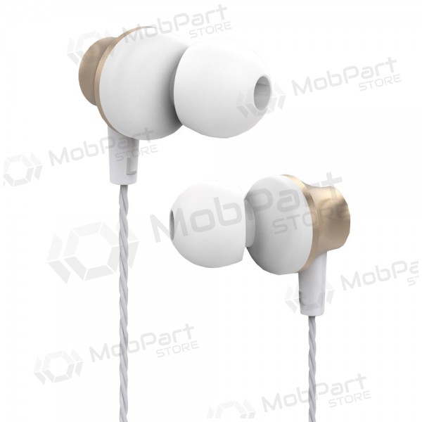 Handsfree Devia Metal In-ear 3,5mm (zlatý)