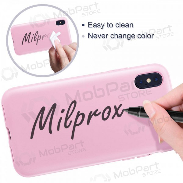 Obal Apple iPhone 13 - Liquid Silicone 1.5mm (růžový)