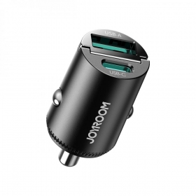 Nabíječka do auta Joyroom JR-CCN18 65 W USB-C + USB-A černá