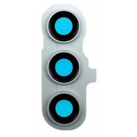 Samsung Galaxy S23 FE sklo kamery (s rámem) (stříbrný)