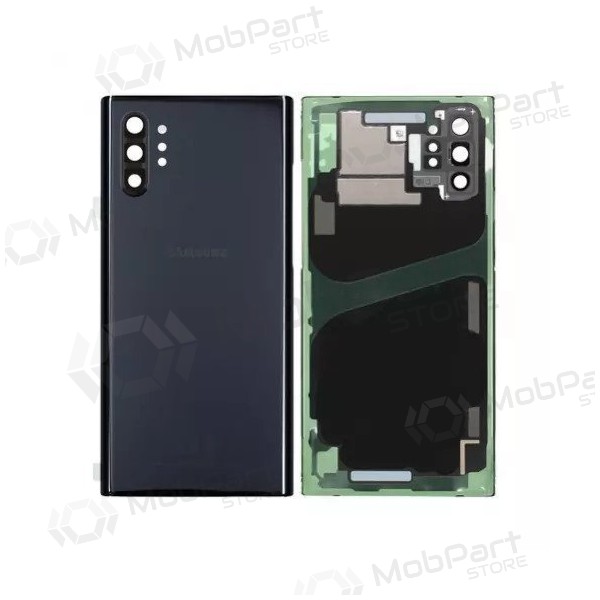 Samsung N975F Galaxy Note 10 Plus zadní kryt baterie černá (Aura Black) (použitý grade C, originál)
