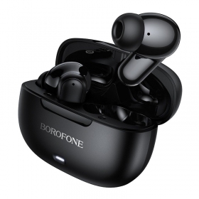 Bezdrátová sluchátka Borofone BW96 Bluetooth ANC+ENC USB-C černá