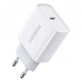 Nabíječka buitinis Ugreen CD137 USB-C 20W 3A bílý