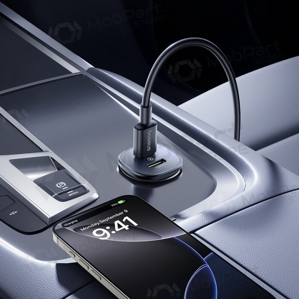 Nabíječka do auta Baseus GoTrip 2xUSB-C 30W černá C00072300123-01