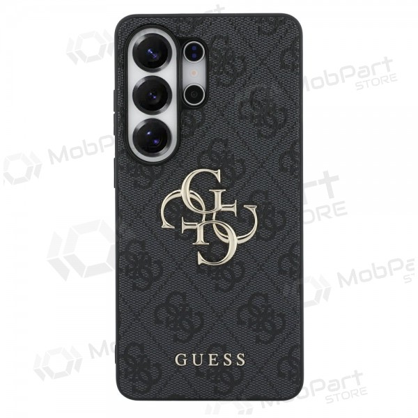 Obal na Samsung Galaxy S26 Ultra - Guess PU 4G Metal Logo (šedý)