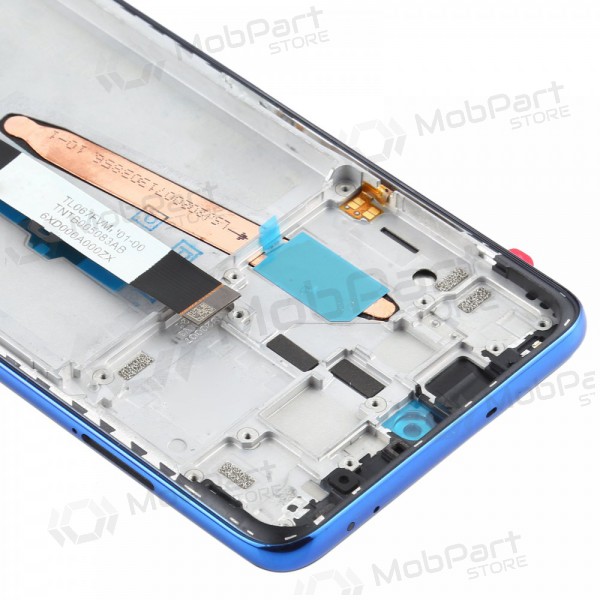 Xiaomi Poco X3 / X3 NFC displej (modrý) (s rámem) (service pack) (originál)