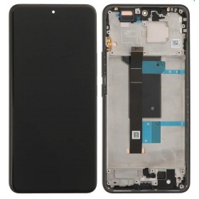 Displej pro Xiaomi Redmi Note 15 Pro 4G (černý) (s rámečkem) (originální)