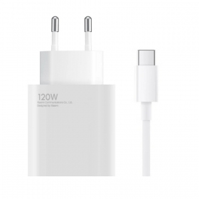 Nabíječka telefonu Xiaomi HyperCharge Combo BHR9462EU 120 W USB-A QC GaN bílá