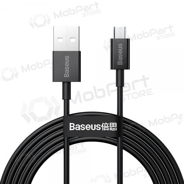 USB kabel Baseus Superior microUSB 2A 2.0m (černý) CAMYS-A01