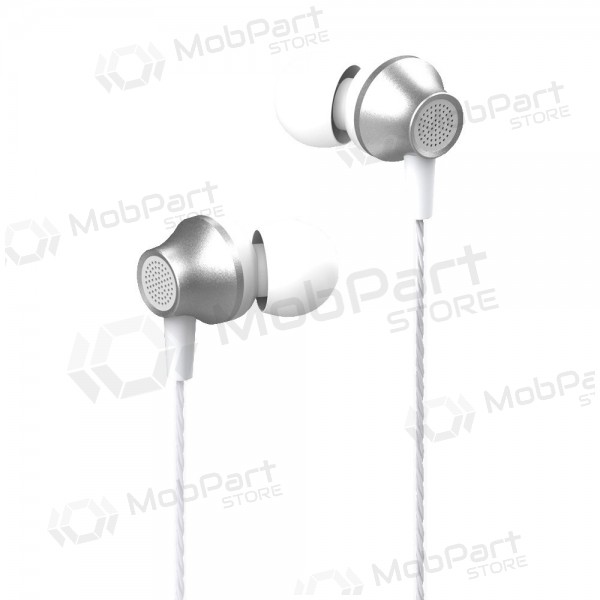 Handsfree Devia Metal In-ear 3,5mm (stříbrný)