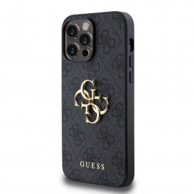 Obal na Apple iPhone 14 Pro Max - Guess PU 4G Metal Logo