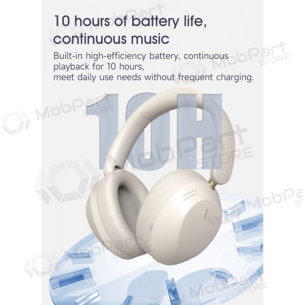 Bezdrátová sluchátka s mikrofonem Dudao X22Max Bluetooth USB-C bílá