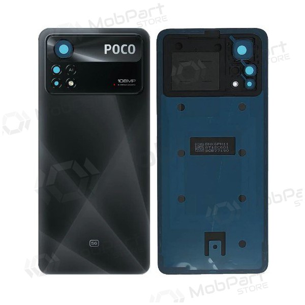 Xiaomi Poco X4 Pro 5G zadní kryt baterie (černá) (originál) (service pack)