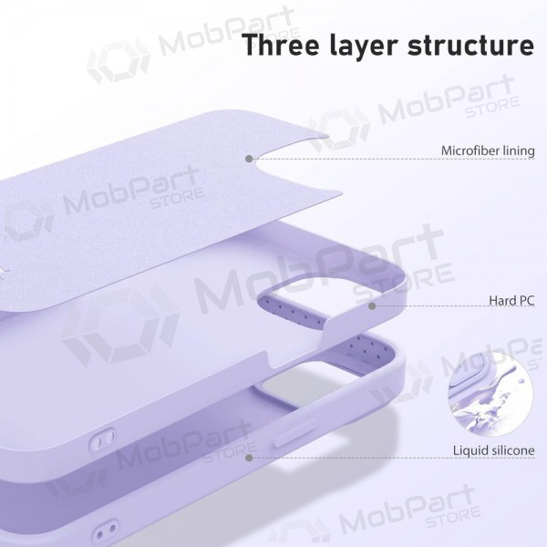 Obal Apple iPhone 14 „Nillkin Silicone“ (světle fialový)