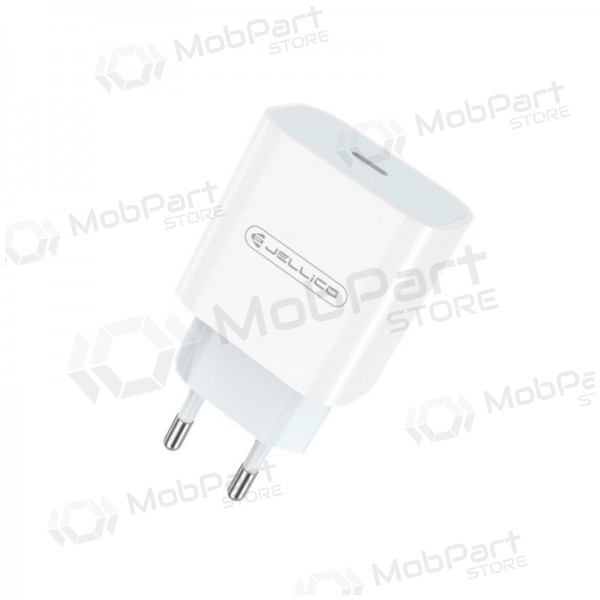 Nabíječka Jellico AK180 20W USB-C + USB-C to USB-C cable 1.0m bílý