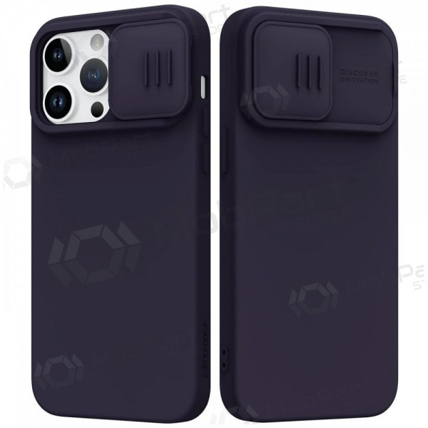 Obal Apple iPhone 14 „Nillkin Silicone“ (tmavě fialový)