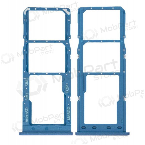 Samsung Galaxy A125 A12 / A127 A12S držák SIM karty - mėlynas - service pack - originalus