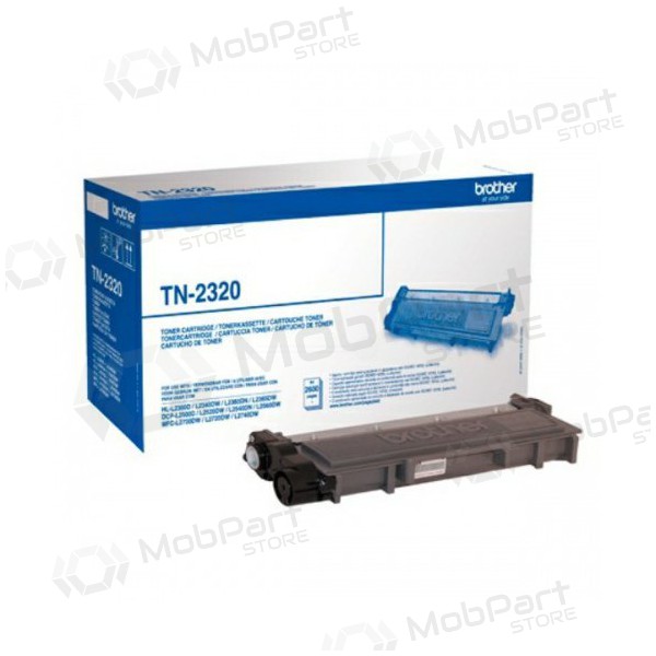 Brother TN-2320 (TN2320), černá kazeta pro laserové tiskárny, 2600 stran
