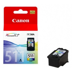 Canon CL-511 (2972B001), trispalvė náplň / kazeta pro inkoustové tiskárny