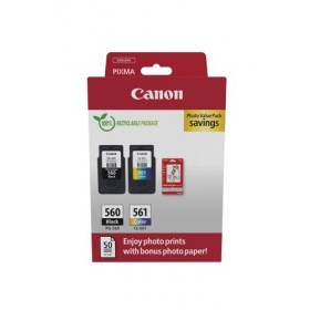 Canon CRG PG-560/CL-561 + Photo Paper Value Pack (3713C008) Sada inkoustových kazet, BK/CMY