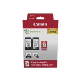 Canon PG-545/CL-546 (8287B008) Sada inkoustových kazet, BK/CMY