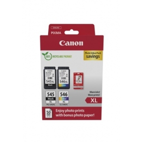 Canon PG-545XL/CL-546XL (8286B011) Photo value pack Sada inkoustových kazet, BK/CMY