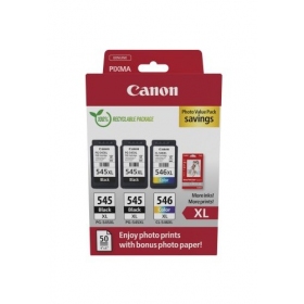 Canon PG-545XL/CL-546XL (8286B015) fotografický balíček inkoustových kazet, BK/CMY