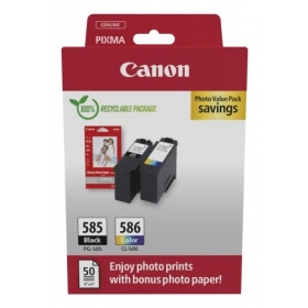 Canon PG-585/CL-586 (6205C004) sada inkoustových kazet Photo value pack, BK/CMY