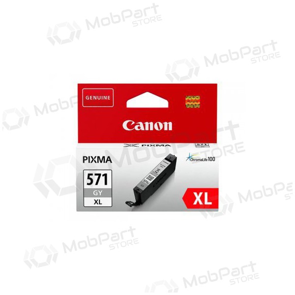 Canon CLI-571XLGY (0335C001), šedá kazeta pro inkoustové tiskárny, 289 str.