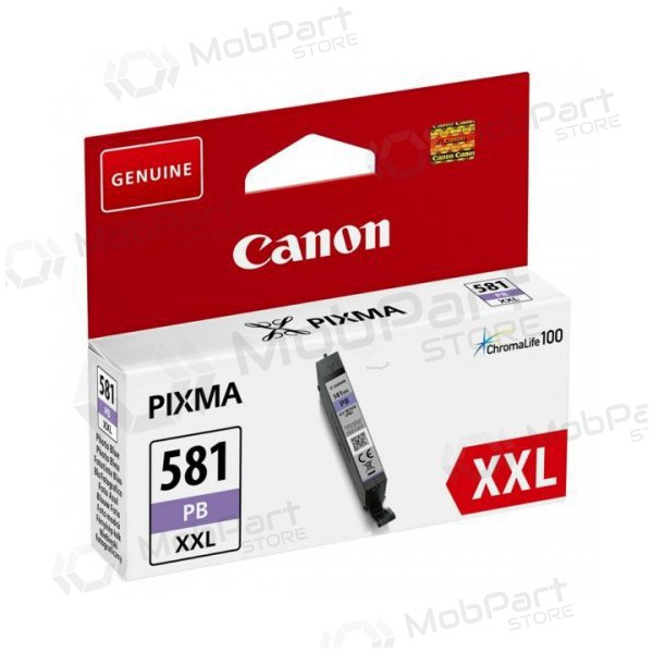 Canon CLI-581 XXL (1999C001), foto azurová kazeta pro inkoustové tiskárny