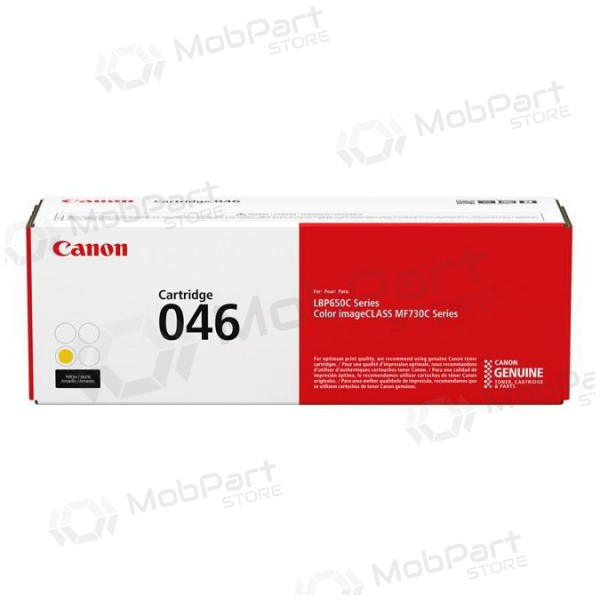 Canon CRG 046 (1247C002), žlutá tonerová kazeta pro laserové tiskárny, 2300 stran.