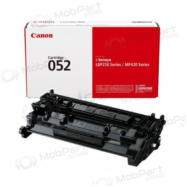 Canon CRG 052 (2199C002), černý toner pro laserové tiskárny, 3100 stran.