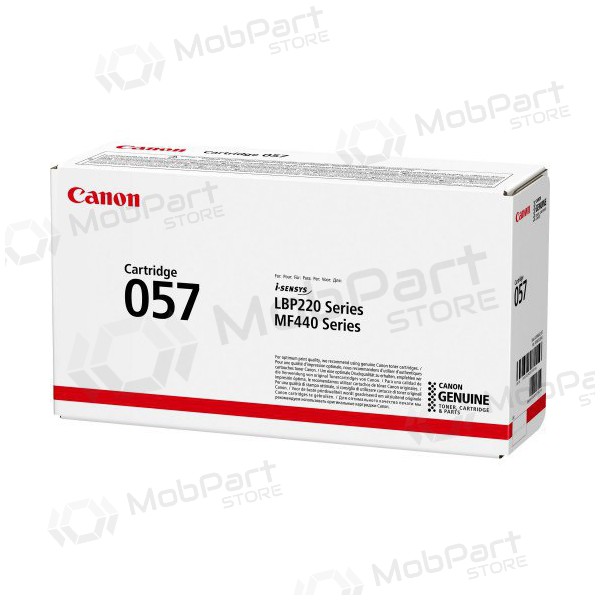 Canon CRG 057 (3009C002) černá náplň / kazeta pro laserové tiskárny, 3100 stránky.