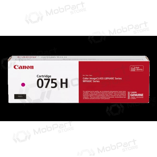 Canon CRG 075H M (6367C002) laserová kazeta, purpurová