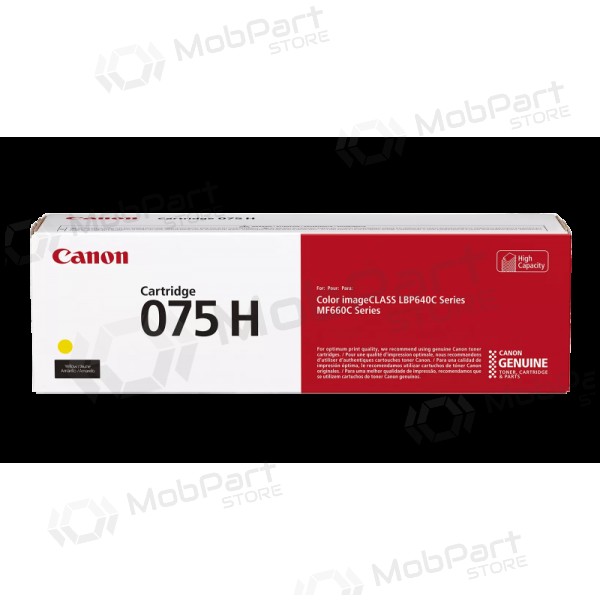 Canon CRG 075H Y (6366C002) laserová kazeta, žlutá