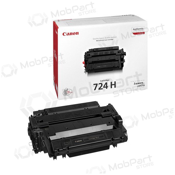 Canon CRG 724H (3482B002) (3482B011) černá náplň / kazeta pro laserové tiskárny, 12500 stránky.