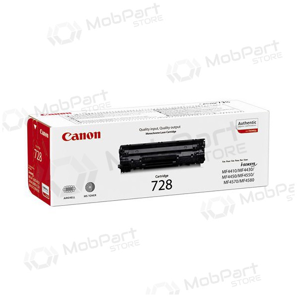 Canon CRG 728 (3500B002) černá tonerová kazeta pro laserové tiskárny, 2100 str.