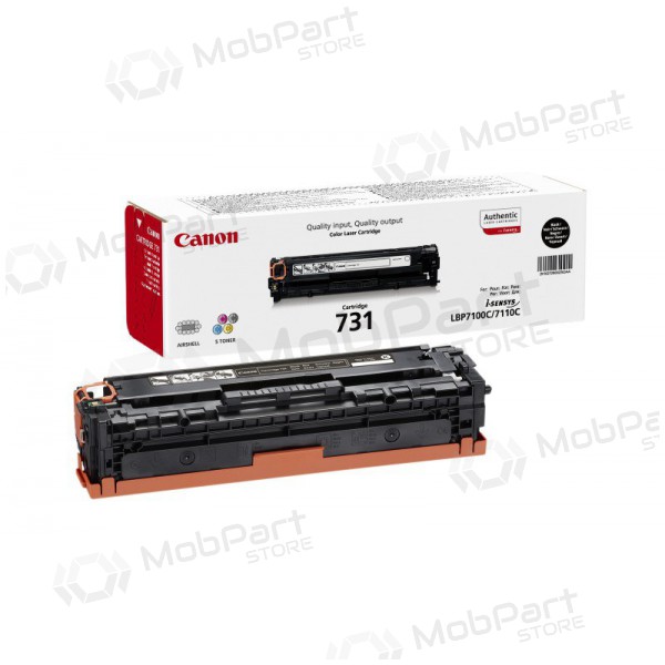 Canon CRG 731 (6272B002) černý toner pro laserové tiskárny, 1400 stran.