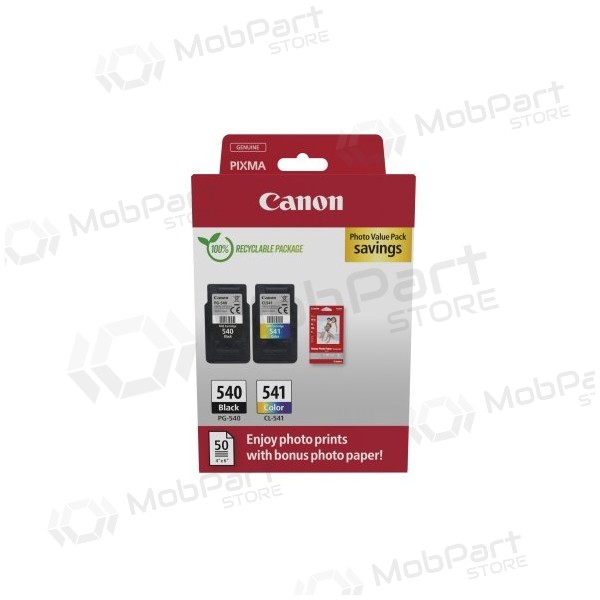Canon PG-540/CL-541 (5225B013) Photo value pack Sada inkoustových kazet, BK/CMY