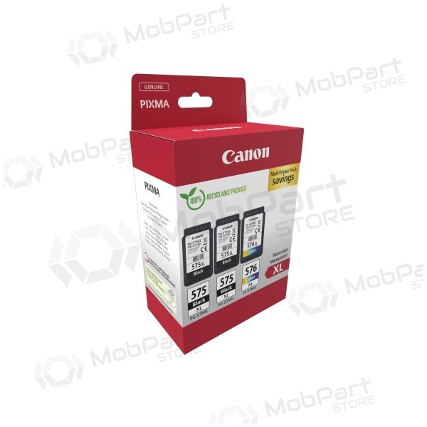 Canon PG-575XL/CL-576XL (5437C004) Sada inkoustových kazet, BK/CMY