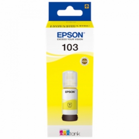 Epson 103 EcoTank (C13T00S44A) láhev s doplňovacím inkoustem, žlutá