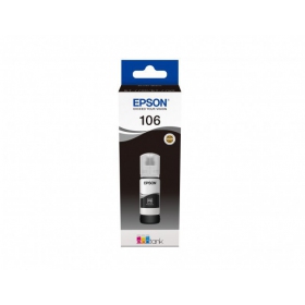Epson 106 (C13T00R140), fotografická černá inkoustová kazeta pro inkoustové tiskárny, 70 ml