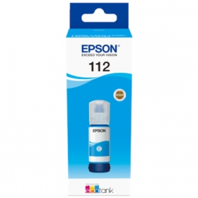 Epson 112 EcoTank (C13T06C24A) láhev s doplňovacím inkoustem, azurová