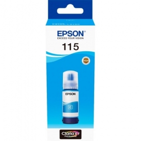 Epson 115 EcoTank (C13T07D24A) láhev s doplňovacím inkoustem, azurová