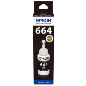 Epson 664BK (C13T66414A) Láhev s doplňovacím inkoustem, černá