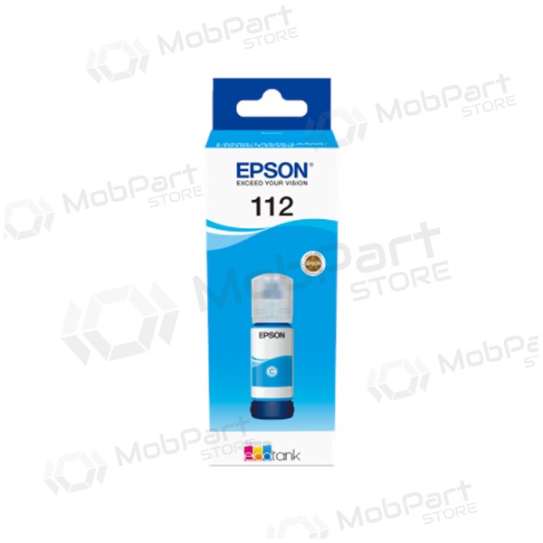 Epson 112 EcoTank (C13T06C24A) láhev s doplňovacím inkoustem, azurová